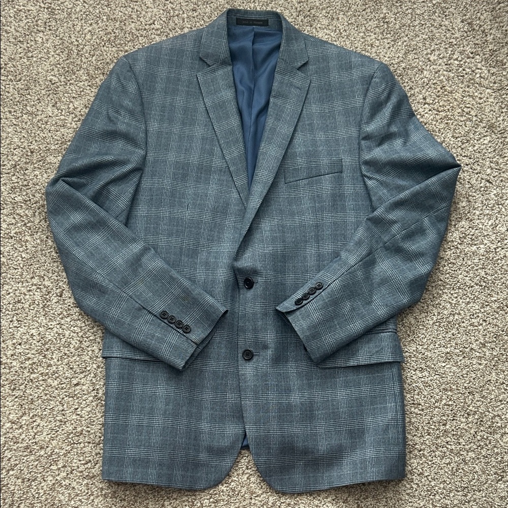 Michael Kors Gray Checkered Blazer